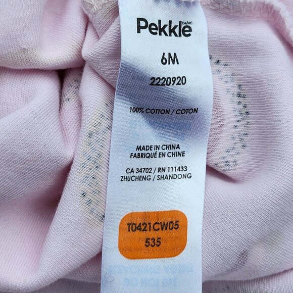CUTE PEKKLE Kids Rainbow Fleece Top Matching Onesie Size 6 Months PINK - Picture 2 of 8
